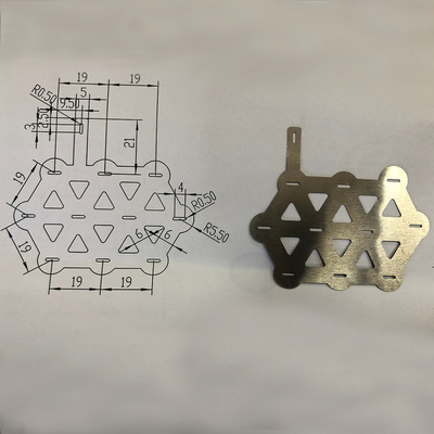 Straight Piece Stamping Stainless Steel Parts 90 Degree Code 2.7mm Thickness