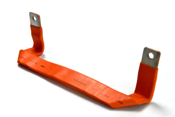 2 Poles Battery Busbar Connector Made of Copper Foil Customized According To Drawings for Performance