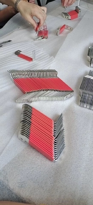 2 Poles Battery Busbar Connector Made of Copper Foil Customized According To Drawings for Performance