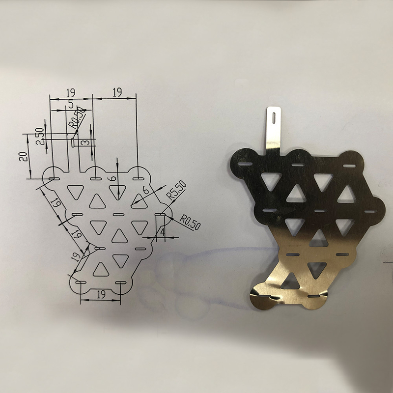 Straight Piece Stamping Stainless Steel Parts 90 Degree Code 2.7mm Thickness